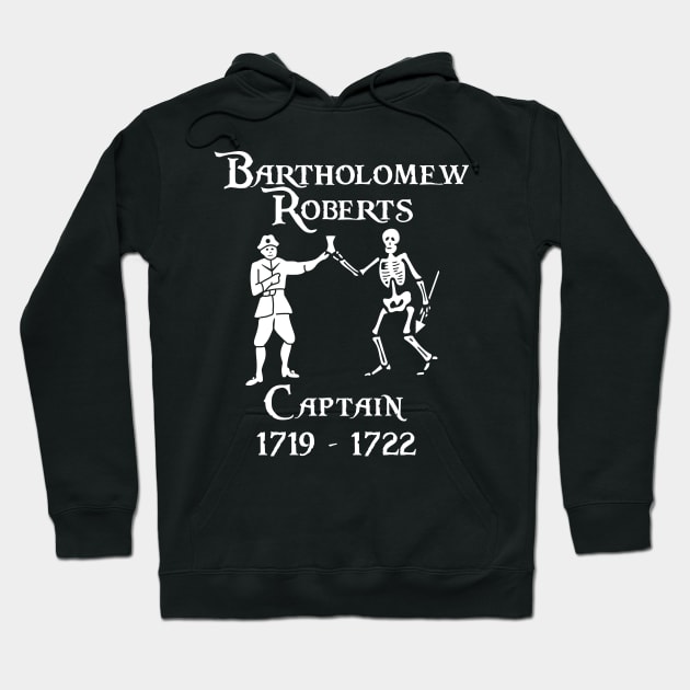 Captain Bartholomew Roberts Hoodie by CompassandBlade